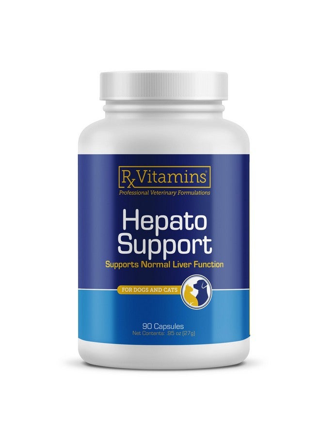 ركس فيتامينز فيتامينات Rx لدعم الكبد للكلاب والقطط - مكمل غذائي لدعم الكبد بخلاصة شوك الحليب - يعزز إزالة السموم من الكبد للحيوانات الأليفة المسنة - 90 قرصًا - Image 1