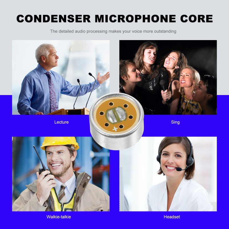 Noise Reduction Microphone, Clear Sound Pickup for Meetings and Speeches, Durable Design - Image 3