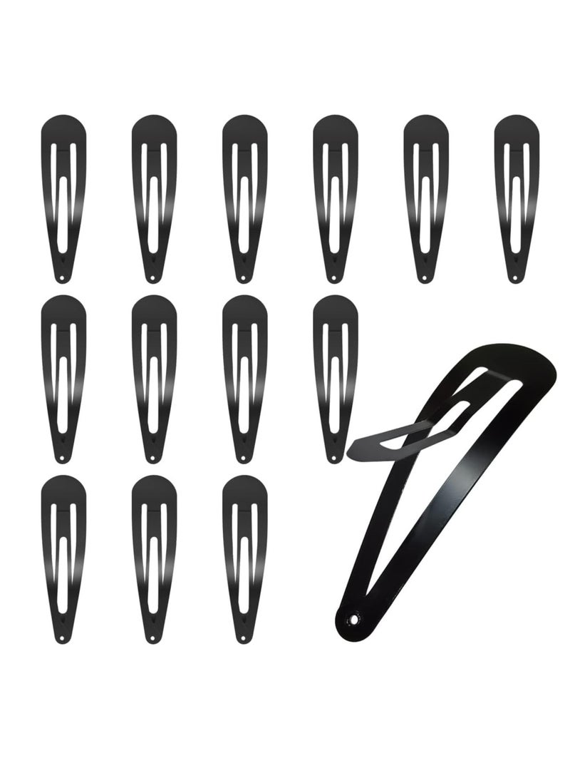 مملكة الإكسسوارات إكسسوارات شعر تيك تاك كينجدوم من أكسسورايز للنساء والفتيات (أسود غير لامع، عبوة من قطعتين، 24 قطعة) - Image 1