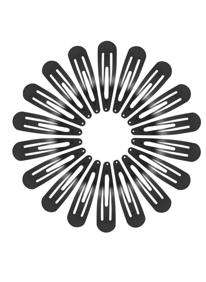 مملكة الإكسسوارات إكسسوارات شعر تيك تاك كينجدوم من أكسسورايز للنساء والفتيات (أسود غير لامع، عبوة من قطعتين، 24 قطعة) - Image 2