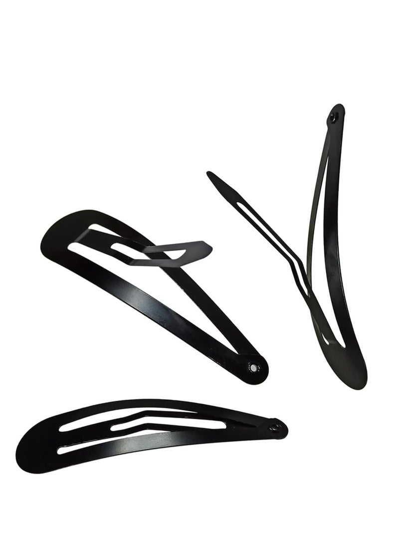 مملكة الإكسسوارات إكسسوارات شعر تيك تاك كينجدوم من أكسسورايز للنساء والفتيات (أسود غير لامع، عبوة من قطعتين، 24 قطعة) - Image 4