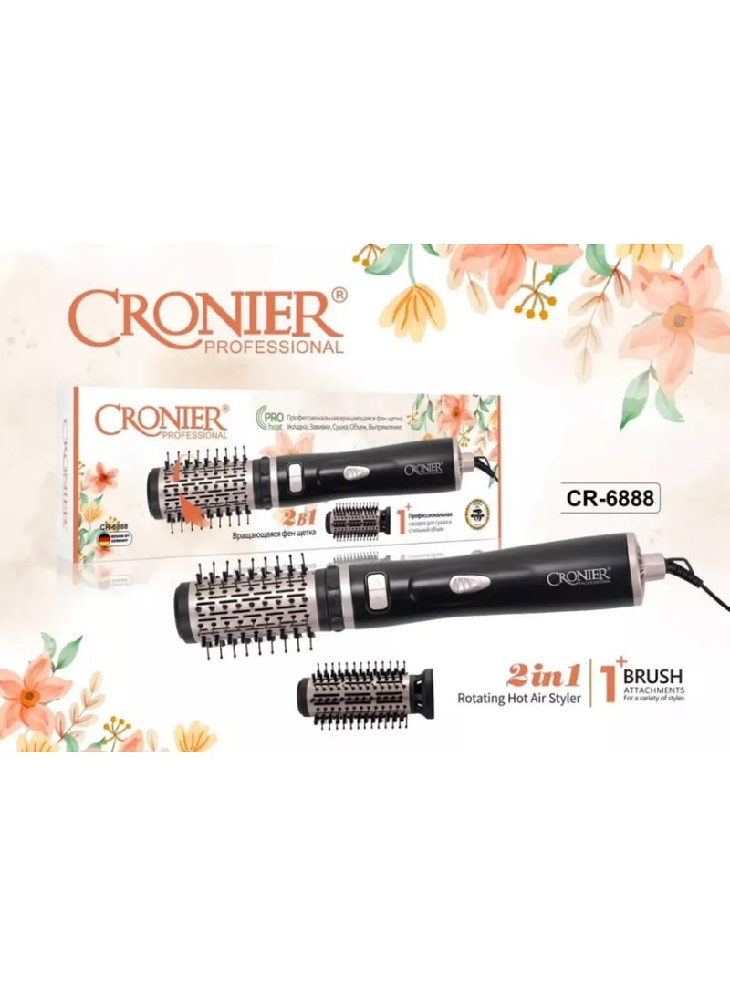 Cronier CR-6888 1200W Hair Dryer Brush - Image 2