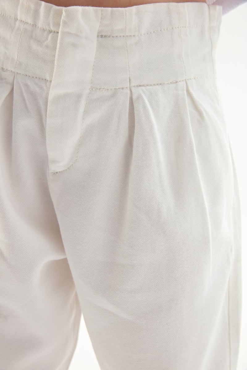 TYESS Bg Store Girl White Pants 23SS0TJ4212 - Image 3