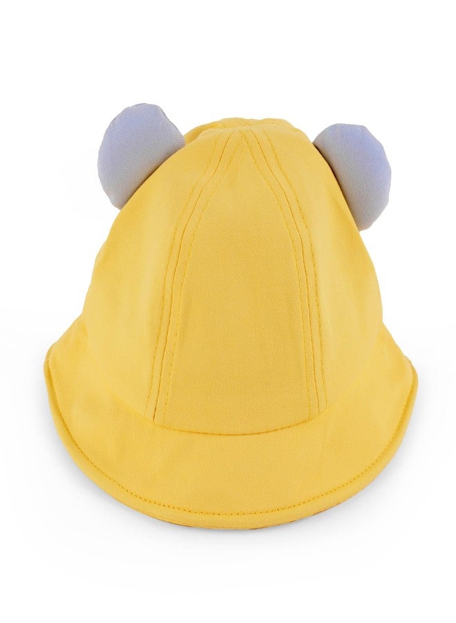 Kicks & Crawl Little Bunny Yellow Cap for Baby Boys and Girls - 6-12M - Image 2