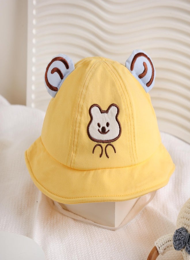 Kicks & Crawl Little Bunny Yellow Cap for Baby Boys and Girls - 6-12M - Image 4