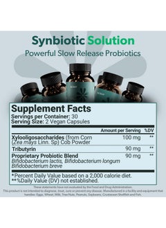 Bioma BIOMA Probiotics for Weight Management & Digestive Health, 3 in 1 Gut Health Probiotics and Prebiotics/Postbiotics, Slow Release Synbiotic Probiotic Capsules for Gut Health Multi Enzyme (60 Caps)  - Image 5