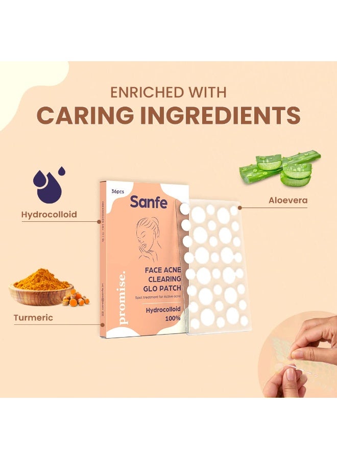 سانفي رقعة بروميس فيس لعلاج حب الشباب والبثور - عبوة من 36 رقعة - Image 3