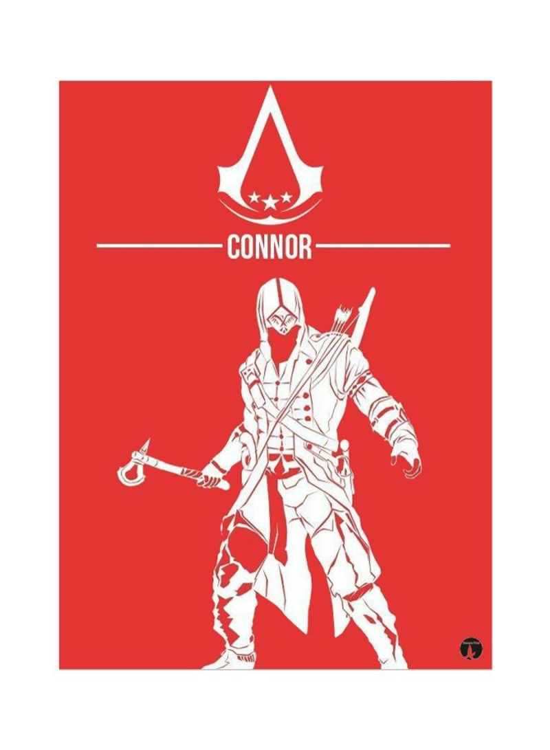 RKN The Assassin's Creed Printed Mousepad Red/White