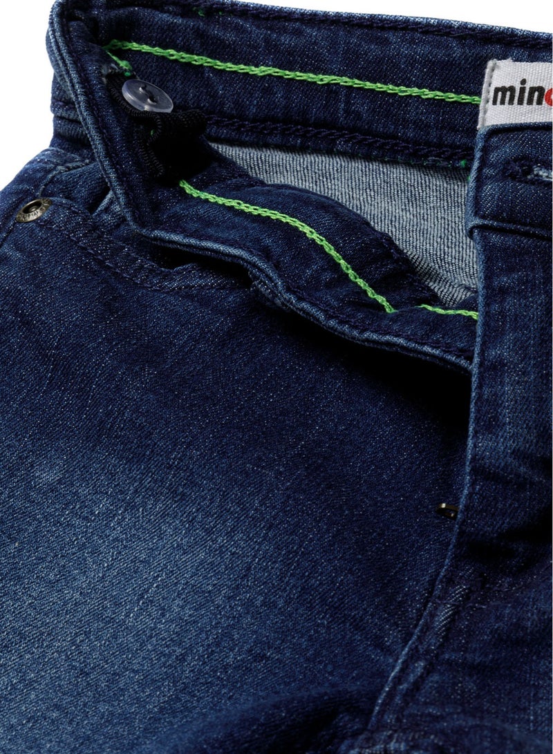 مينوتي شورت جينز للبنات أو الأولاد بتصميم ممزق - Image 3