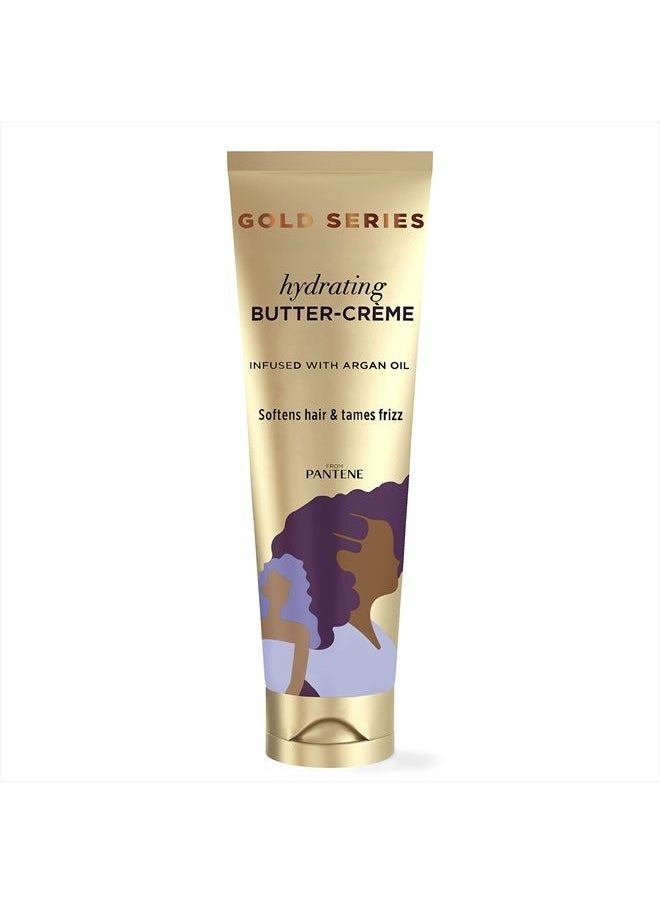 Pantene Gold Series, Butter Crème Hair Treatment, Sulfate Free, with Argan Oil, Intense Hydrating, from Pantene Pro-V, for Natural and Curly Textured Hair, 6.8 fl oz  - Image 1