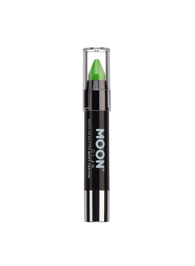 Moon Glow Neon Uv Glitter Body Crayons, Green, 3.5G Single - Image 2