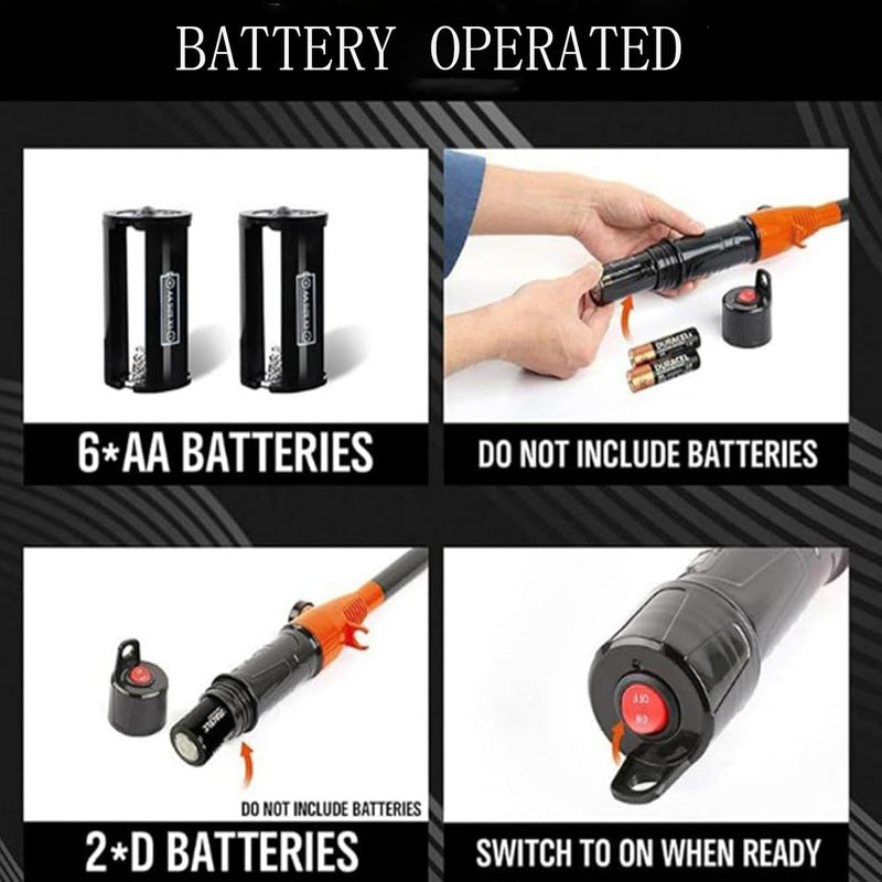 PINKE Portable Power Battery Pump, Battery Operated Gas Can Pump, Battery Operated Electric Siphon Pump, Easy to Use Hand Fuel Pump for Gas Kerosene Diesel - Image 5