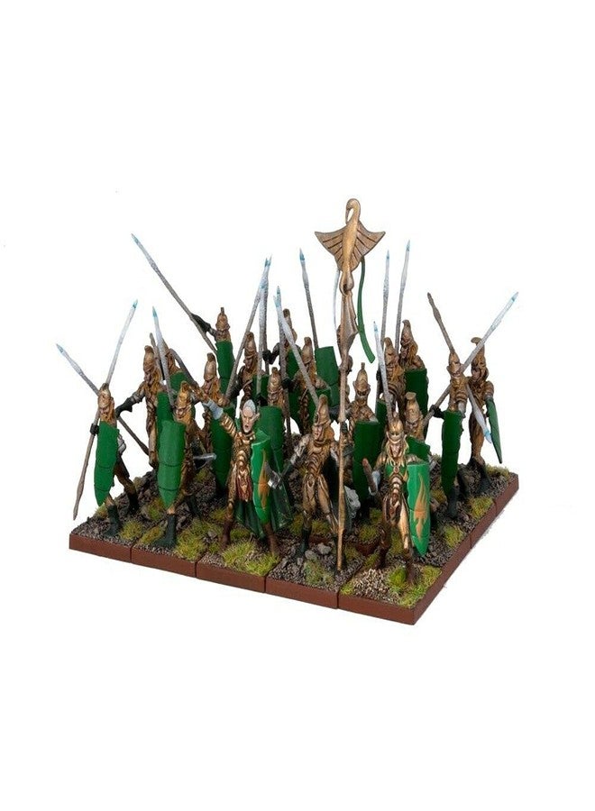 Mantic Kings of War - Elf Spearmen Regiment - Image 1