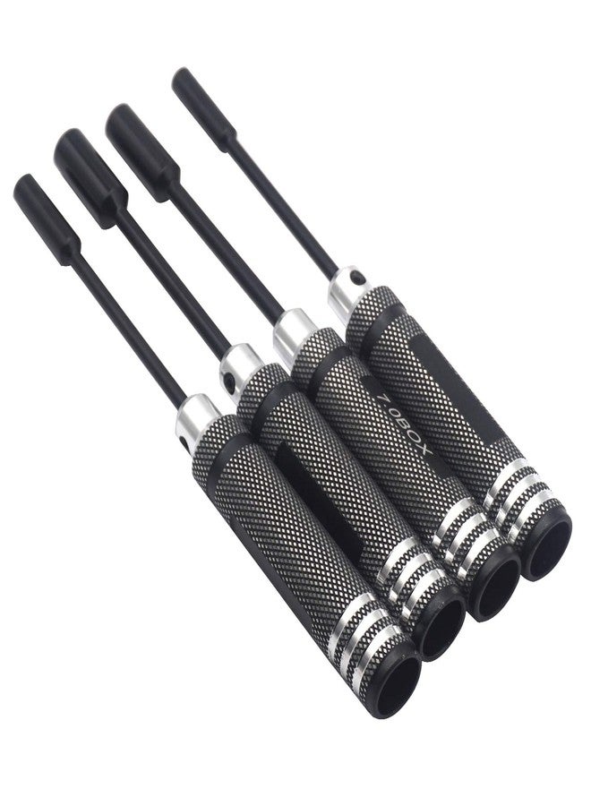 Vgoohobby 4Pcs Hex Nut Key Socket Screw Driver Tool,4.0 5.5 7.0 8.0mm Sleeve Wrench Spanner,RC Flat Head Wrench Screwdrivers Repair Tools Kit for RC FPV Car Truck Boat - Image 4