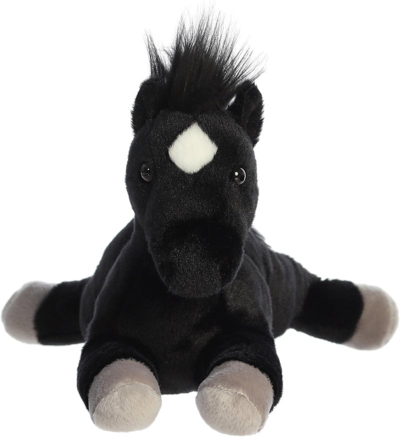 AuroraÂ® Adorable Flopsieâ„¢ Blackjackâ„¢ Stuffed Animal - Used to Create Imaginative Play Adventures - Perfect for Birthdays, Kids and Adults, All Ages - Black 12 Inches - Image 3
