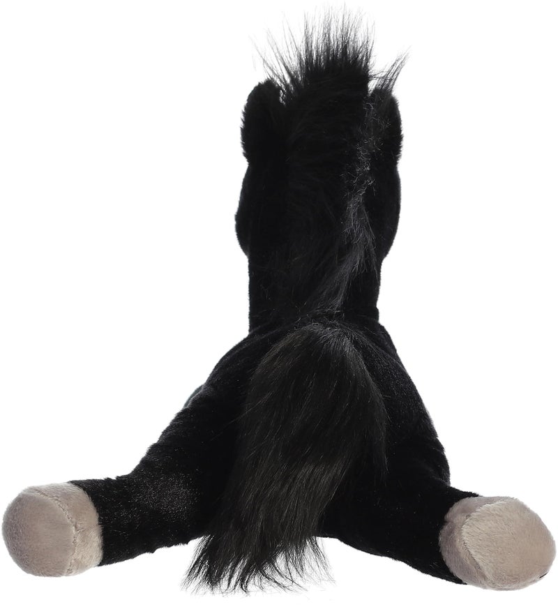 AuroraÂ® Adorable Flopsieâ„¢ Blackjackâ„¢ Stuffed Animal - Used to Create Imaginative Play Adventures - Perfect for Birthdays, Kids and Adults, All Ages - Black 12 Inches - Image 4
