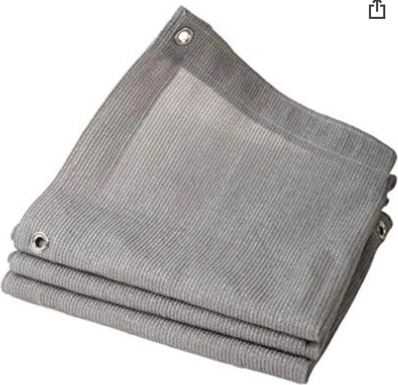 Pamukkale Branda Pamukkale Canvas Balcony Iron Curtain Railing Curtain Mesh Gray 80 x 300
