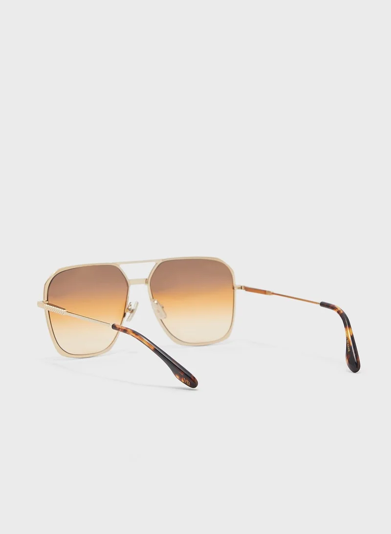 Victoria Beckham Vb212S Aviator Sunglasses
