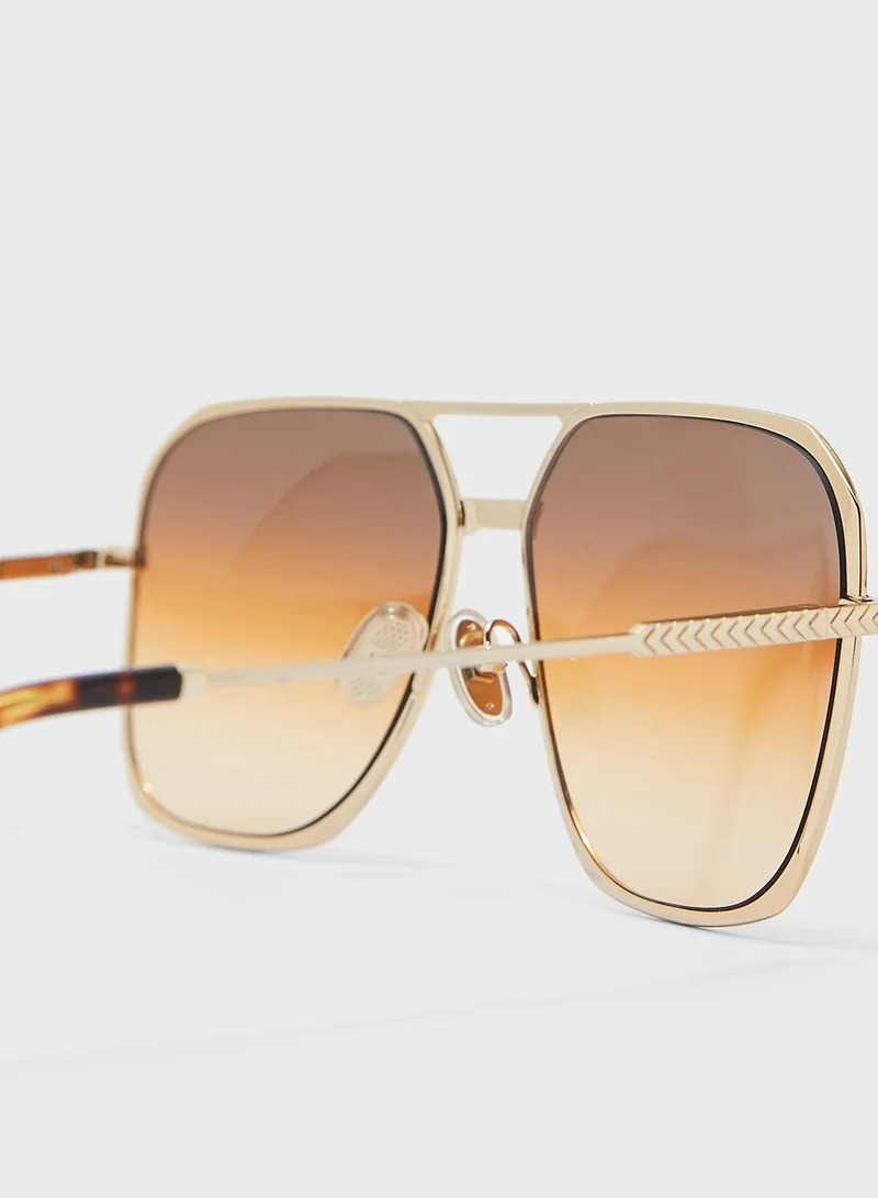 Victoria Beckham Vb212S Aviator Sunglasses