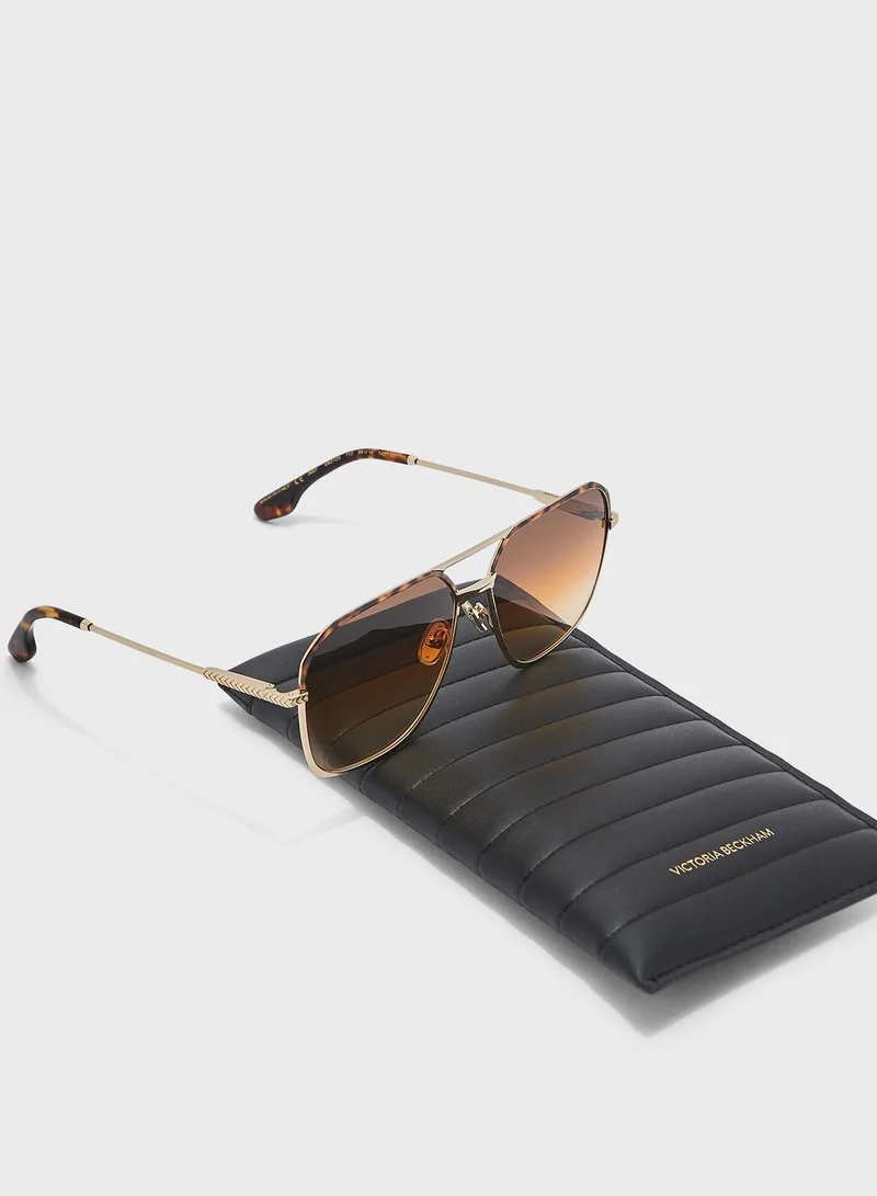 Victoria Beckham Vb212S Aviator Sunglasses