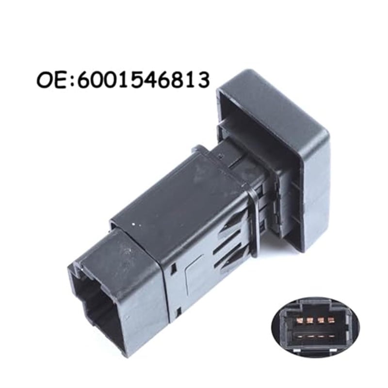 Wivplex Emergency Hazard Warning Light Switch for Dacia Logan - Image 2
