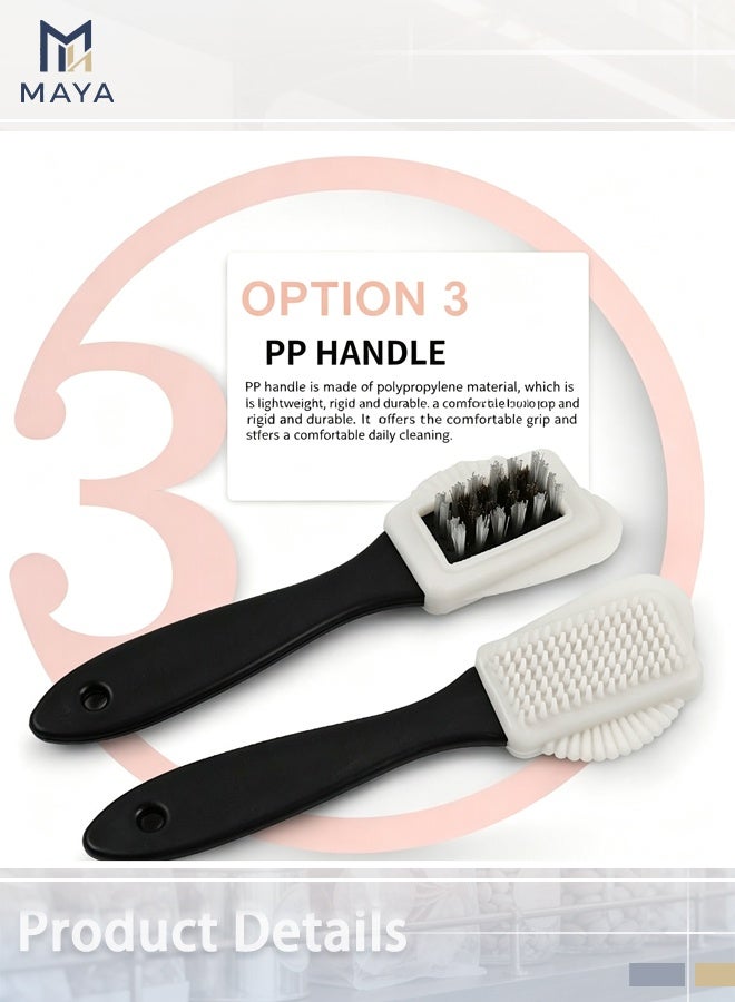 Maya 4 in 1 Suede & Nubuck Cleaning Kit - Dual-Sided Brush with Detachable Eraser for Shoes, Sneakers, Boots, Upholstery Care Tool - Image 4