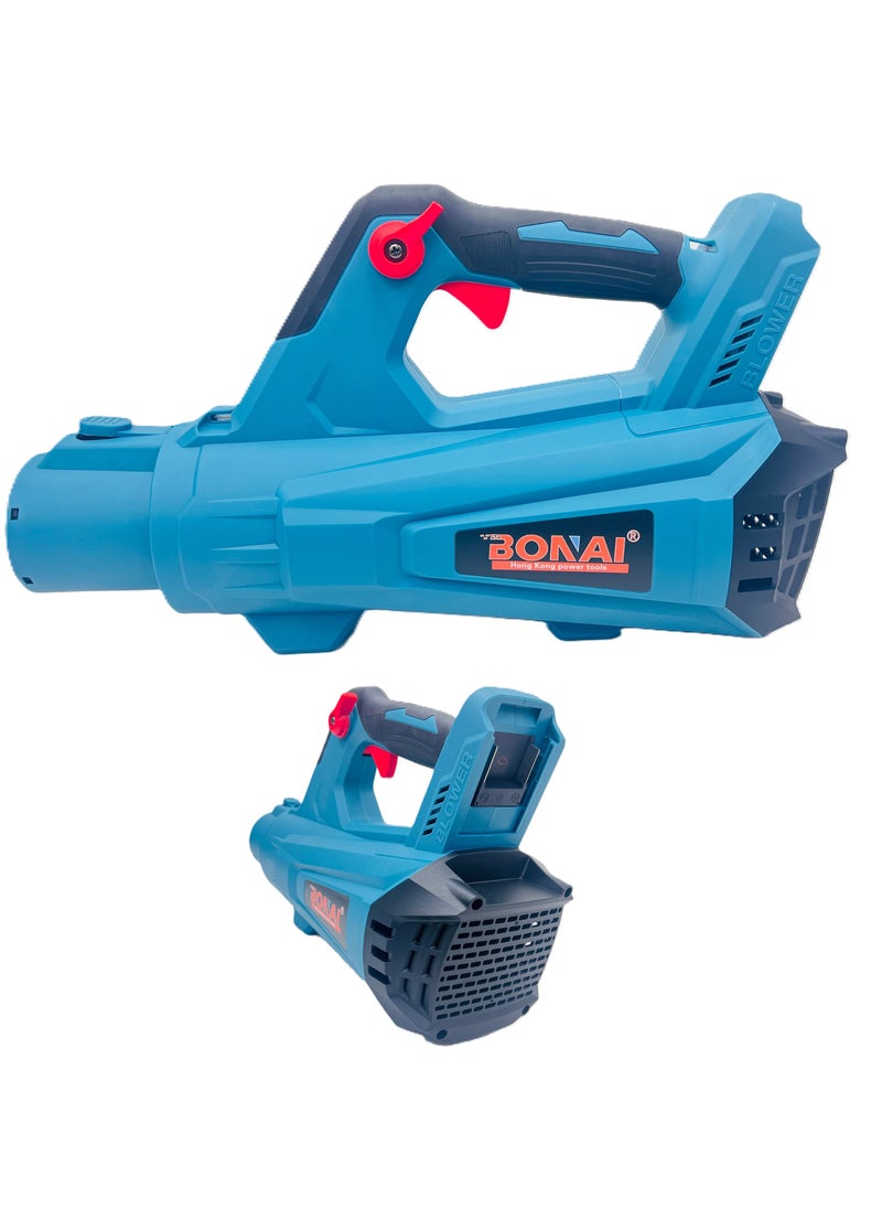 BONAI - Cordless Leaf Blower, 168VF Li-Ion Battery, 24000 RPM, Lightweight Portable Blower with 2 Batteries, Charger, and Nozzles for Home, Garden, and Outdoor Cleaning, BN-HKBL020 - Image 1