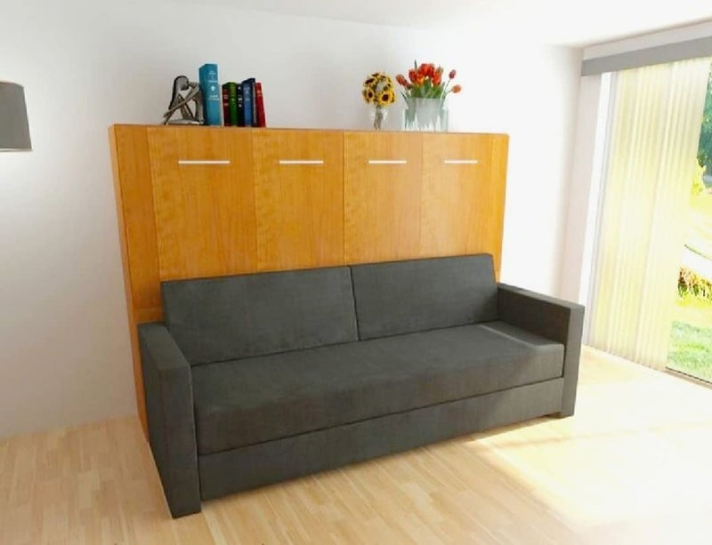 RIBBONIC Wall Bed Fittings Hardware Horizontal With Folding Leg 100 kg 100kg Hydraulic Load Capacity Not Including Wooden Parts 6X4 Double Bed 50 Cm 15 Cm 18 Cm - Image 4