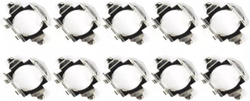 QASULER 10Pcs H7 LED Car Headlight Bulb Base Holder Adapter - Image 1