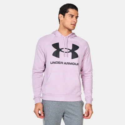 UNDER ARMOUR Men's UA Rival Fleece Big Logo Pullover Hoodie