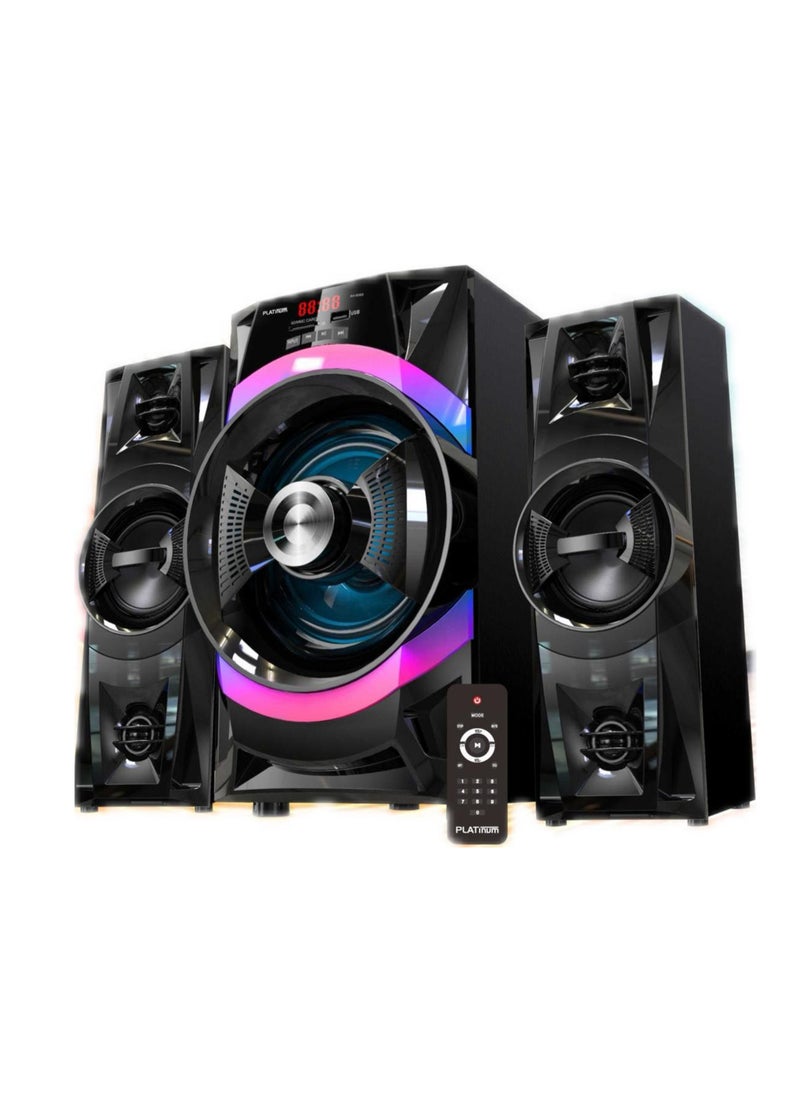 Platinum Subwoofer For Computer with Bluetooth Connection - AUX Cable - Memory Card port - USB port And Remote Control Model AH-6060  - Image 1