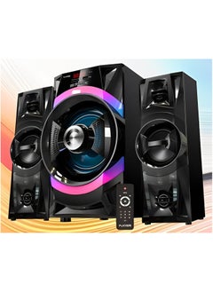 Platinum Subwoofer For Computer with Bluetooth Connection - AUX Cable - Memory Card port - USB port And Remote Control Model AH-6060  - Image 2