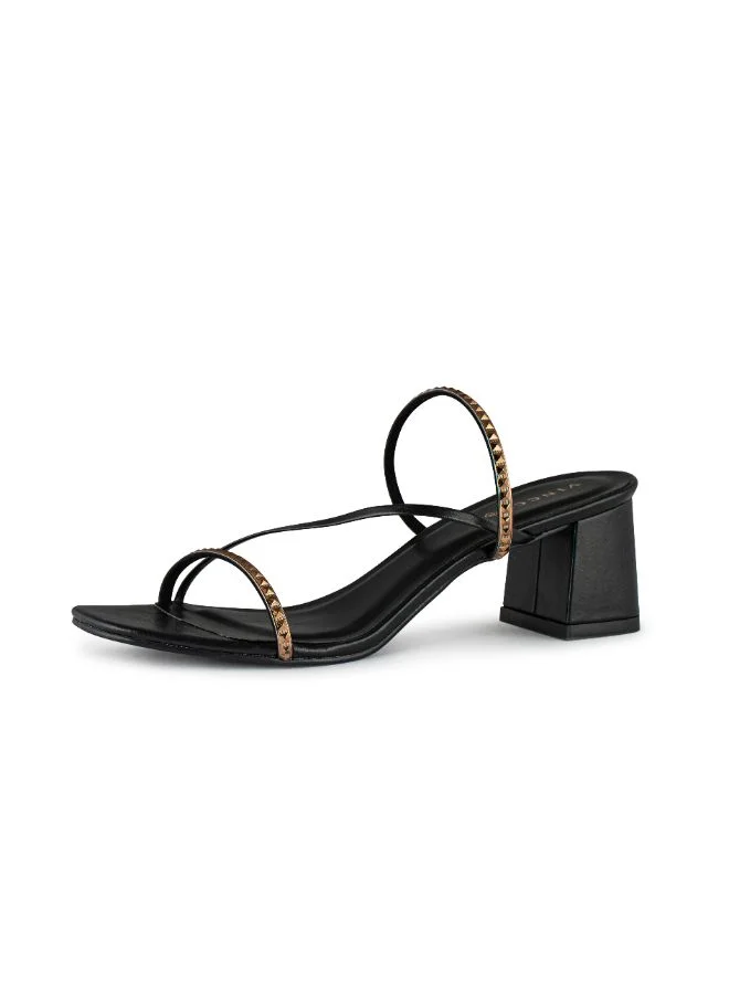 Vincci Multi Strap Mid Heel Sandals