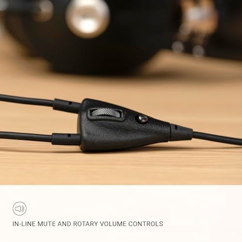 MEZE AUDIO | 99 Classics Walnut Silver & Boom Mic Headset | Wired Over-Ear Headphones with Boom Microphone and Self Adjustable Headband | Closed-Back Headset for Gaming | Remote Work | Audiophiles - Image 4