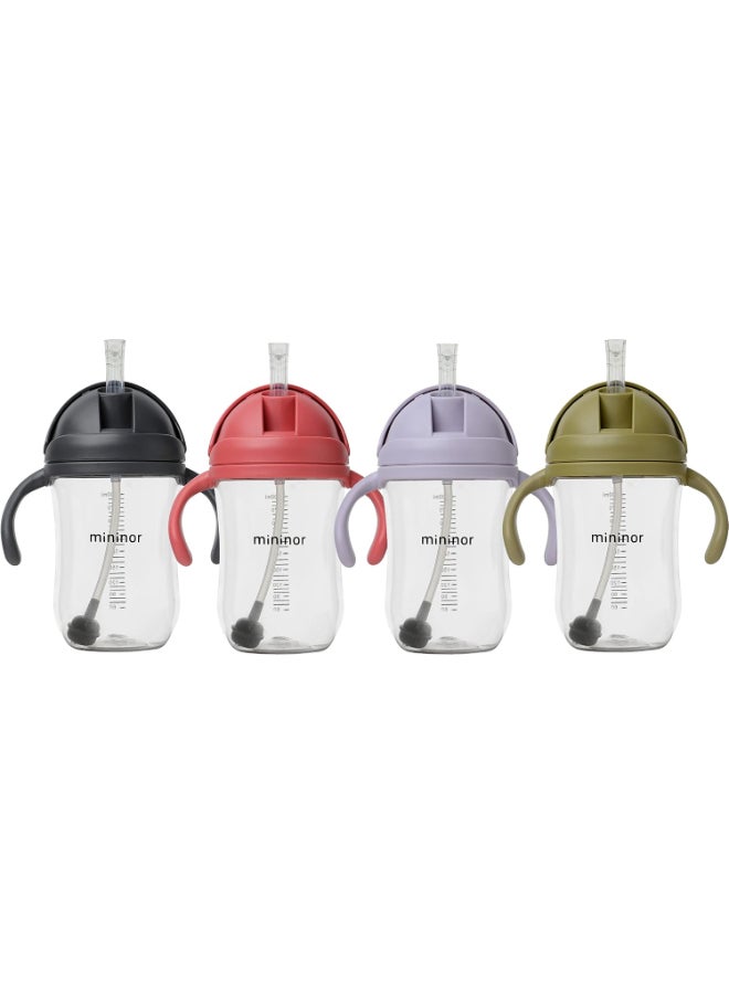 Straw Bottle Tritan 330 Ml Moss Green