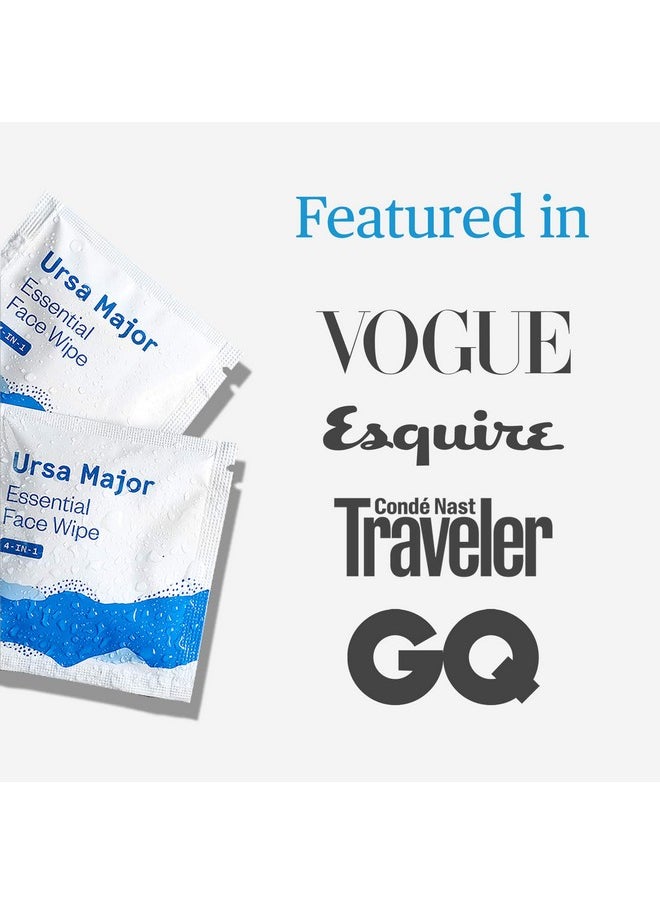 Ursa Major - Rsa Major Essential Face Wipes ; Natural Biodegradable Crueltyfree ; Cleanse Exfoliate Soothe And Hydrate ; Individually Wrapped ; 20 Count - Image 1