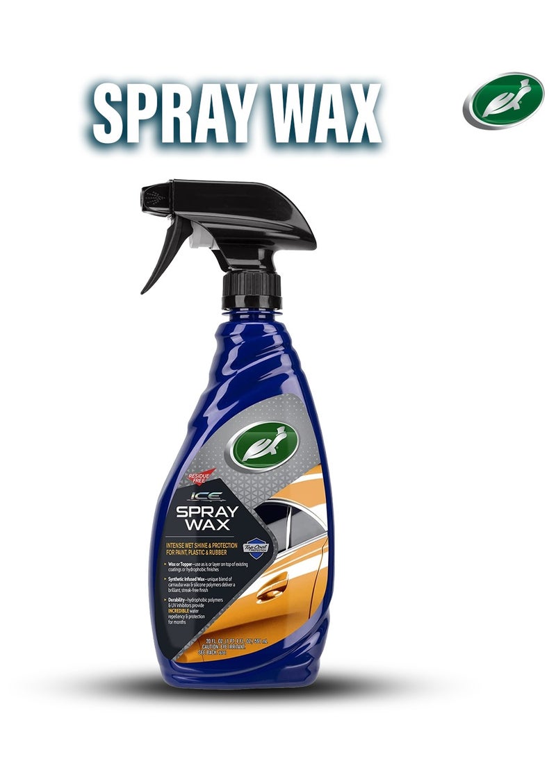 TurtleWax Turtle Wax Hybrid Solutions Pro Spray Wax Residue Free Ice Spray Wax Shine And Protection 591ml Top Coat Protection  - Image 1