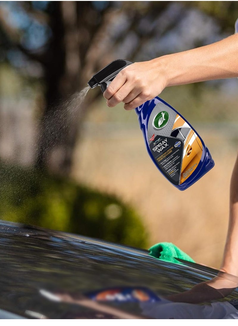 TurtleWax Turtle Wax Hybrid Solutions Pro Spray Wax Residue Free Ice Spray Wax Shine And Protection 591ml Top Coat Protection  - Image 4