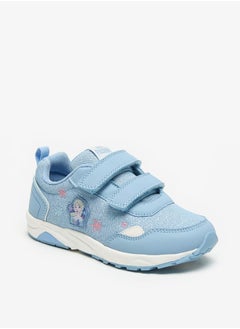 Disney Frozen Applique Sneakers with Hook and Loop Closure  - Image 1