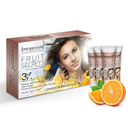Aryanveda Fruit Facial Kit for Glowing & Radiant Skin | Reduces Fine Lines & Dark Spots | For All Skin Types | 80g - Image 1