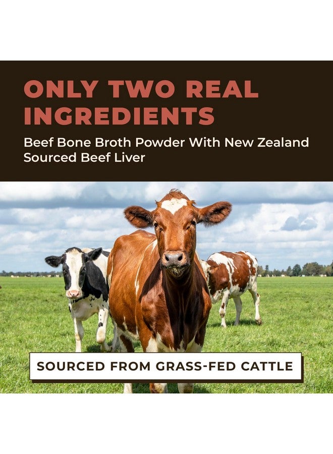 Left Coast Performance Bone Broth For Dogs And Cats With Beef Liver - Human Grade Grass Fed Beef Bone Broth Powder For Dogs - Dog Food Toppers For Picky Eaters - Supports Joints & Gut Health - Freeze Dried Liver - 8Oz - Image 4