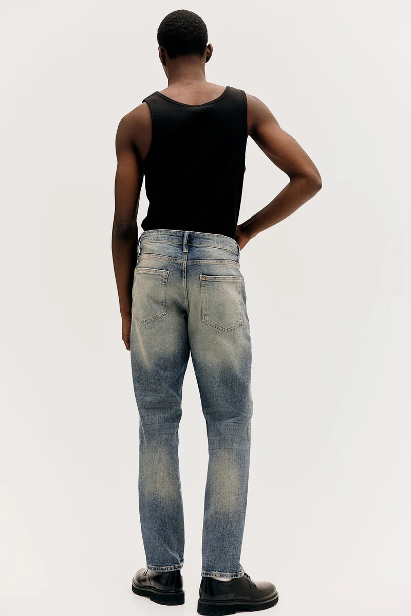 اتش اند ام جينز بخصر عادي