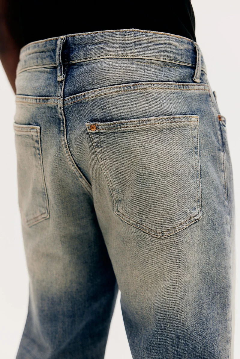 اتش اند ام جينز بخصر عادي