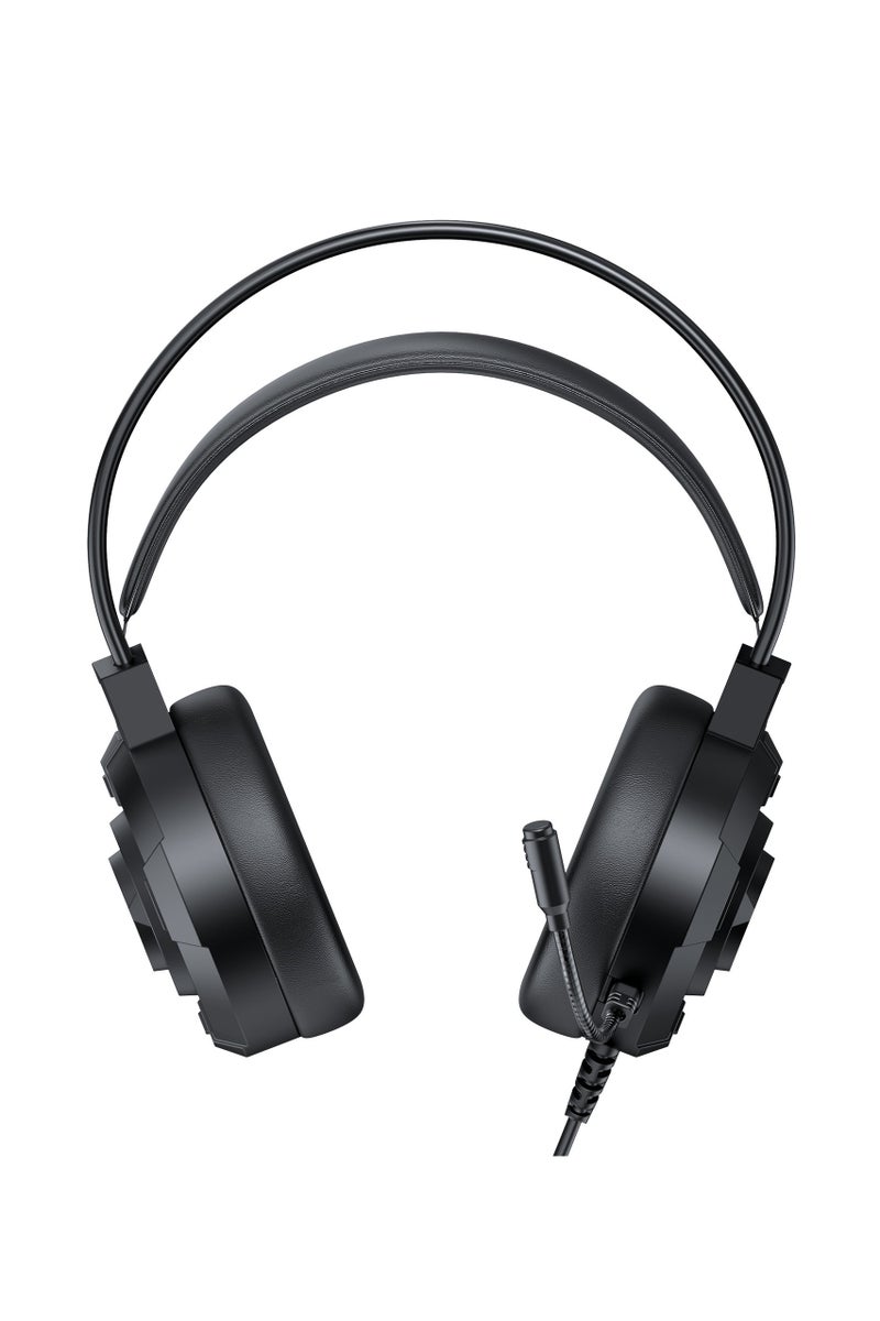 Heyla USB gaming headset for PC computer headset with 7.1 surround sound stereo noise cancelling microphone/microphone RGB light gaming headset for PS4/PS5 laptops, wired. - Image 2