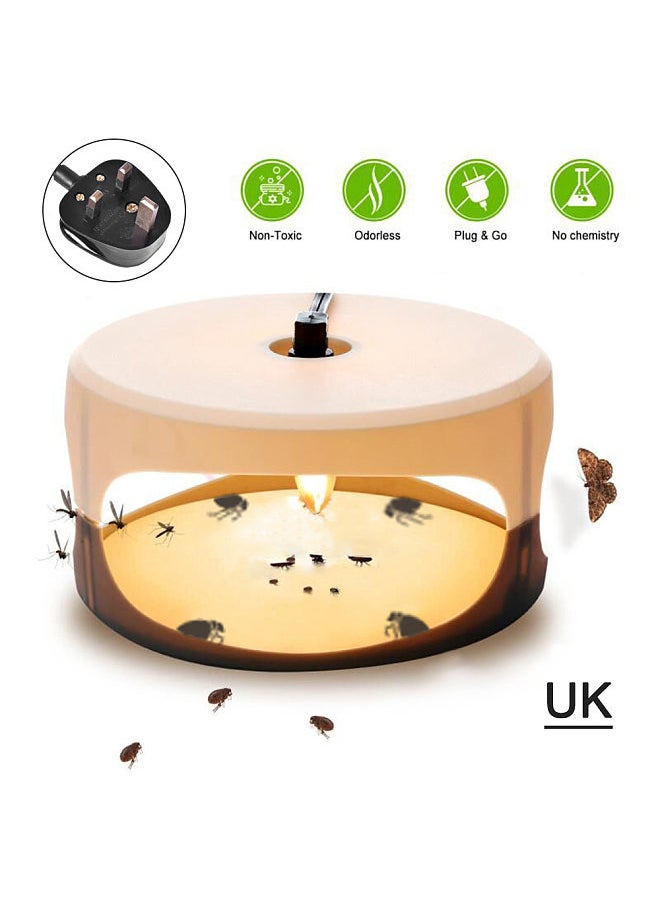 Generic Sticky Flea Trap Dome Flea Bed Bug Trap with 2 Glue Discs, Odorless Non-toxic Flea Killer Trap Pad, Flea Trap Light Children and Pets Friendly, UK Plug  - Image 3