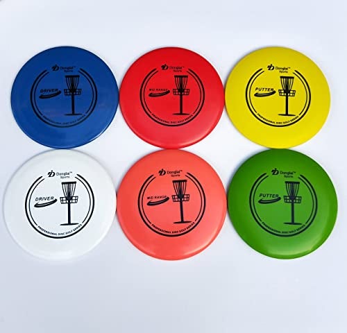 DDonglai Disc Golf Starter Set with 2pcs Driver, 2pcs Mid-Range, 2pcs Putter, 1pc Mini Marker and Towel - Image 2