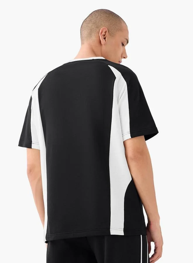 Kappa  Kappa Colourblock T-shirt with Raglan Sleeves for Men | Best Price UAE