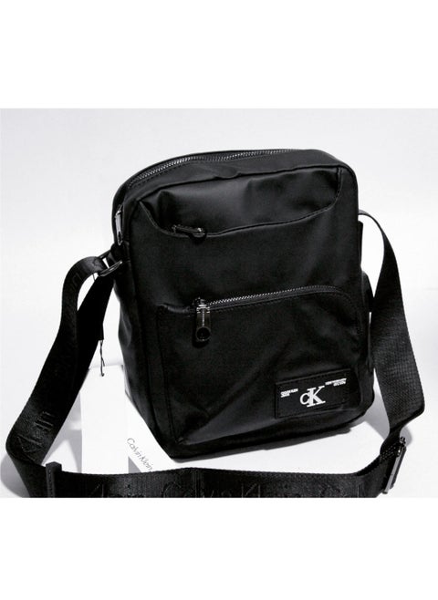 Calvin Klein Men's Black Nylon Bag with Adjustable Strap