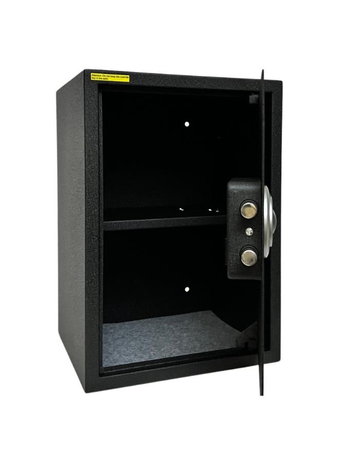 LOTFY GROUP 50FPC Lotfy GroupWell Designed textured-Black Fingerprint Safe Box, Kalon and Password - With removable Shelf - Secure Storage with Biometric Access H50*W35*D31 CM - Image 4