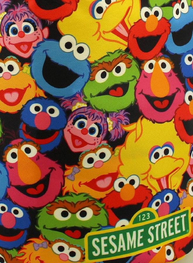 Sesame Street Sesame Street Elmo Boys Girls Collapsible Nylon Gift Basket Bucket Tote Bag (One Size, Red/Multi) - Image 2